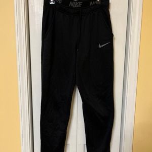 NIKE DRI-FIT Men's Fleece Joggers Black SZ S